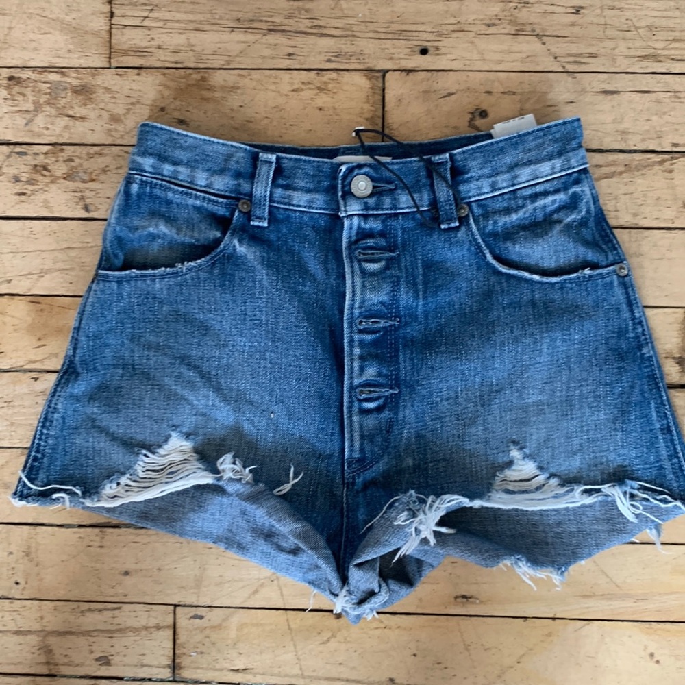 Moussy Vintage high rise shorts